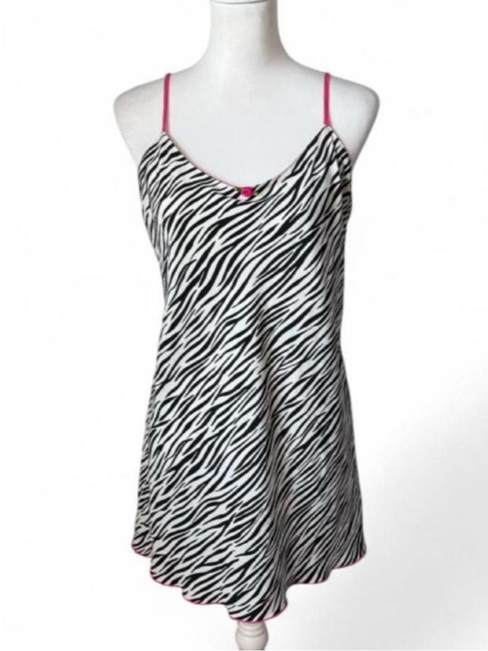 Josie Natori Zebra Chemise Slip